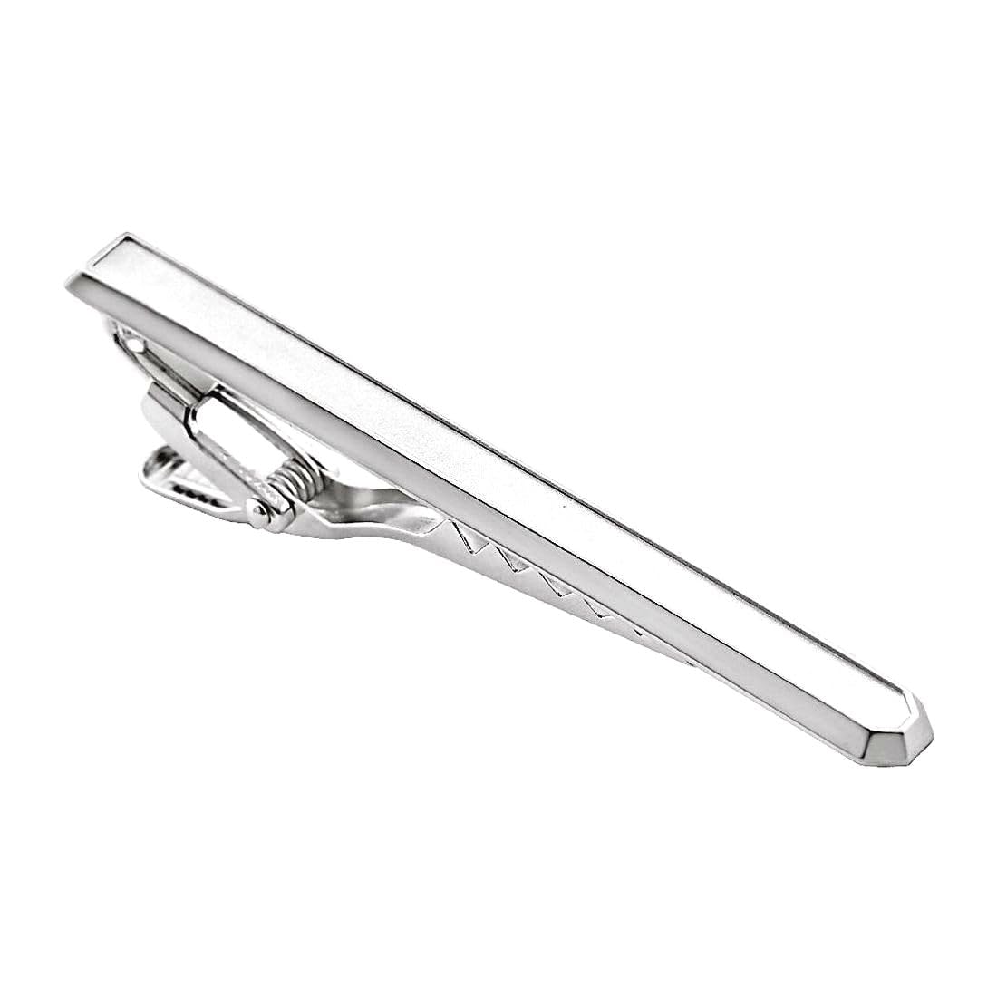 Krawattennadel für Herren, 925er Sterlingsilber, 60 x 6 mm