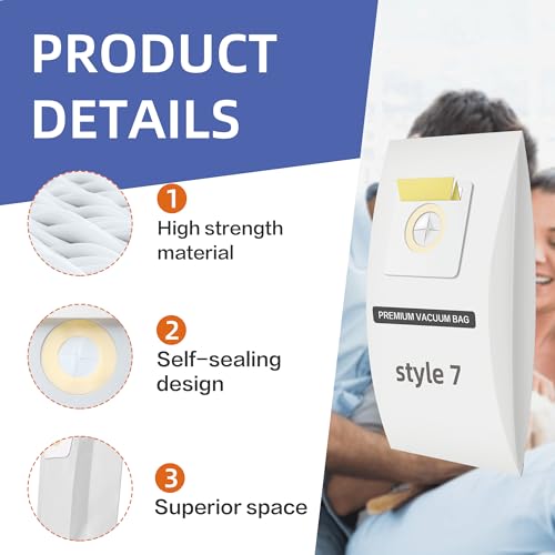 20-Pack-Style-7-Vacuum-bags-Compatible-with-Bissell-Upright-Vacuum-CleanersPart-32120173971Y7354535503554 20 Pack Style 7 Vacuum bags Compatible with Bissell Upright Vacuum CleanersPart 32120173971Y7354535503554