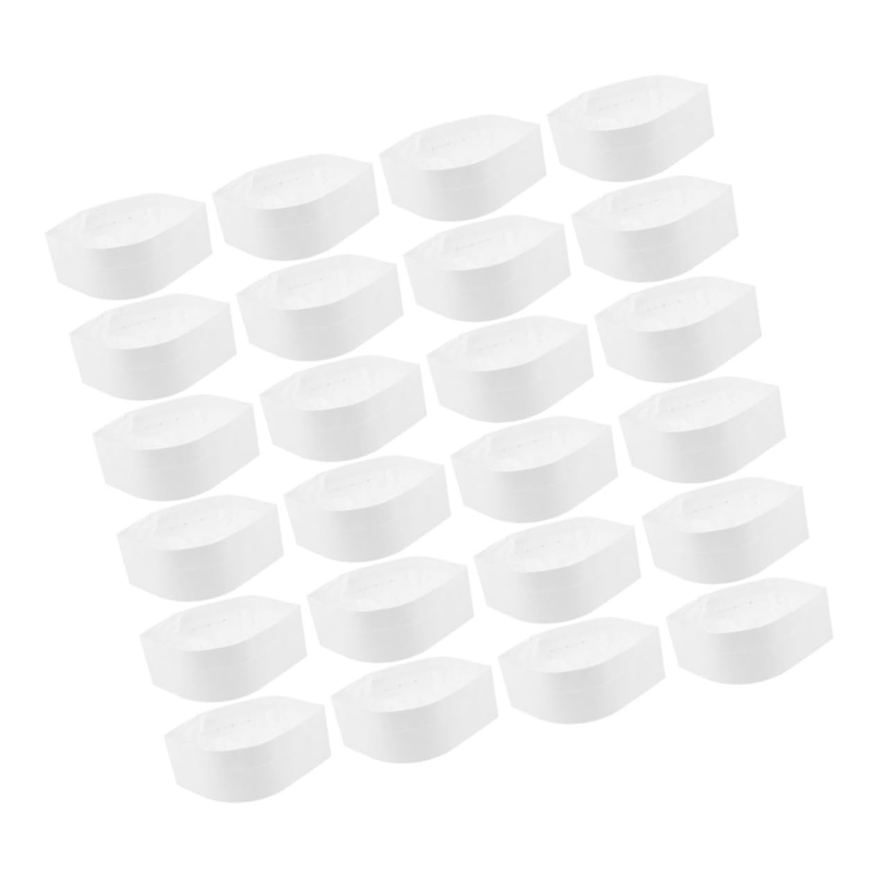 Mikinona 50pcs White Disposable Chef Hats for Men Women Kitchen Work Caps Unisex Cooking Beanie Food Service Headwear