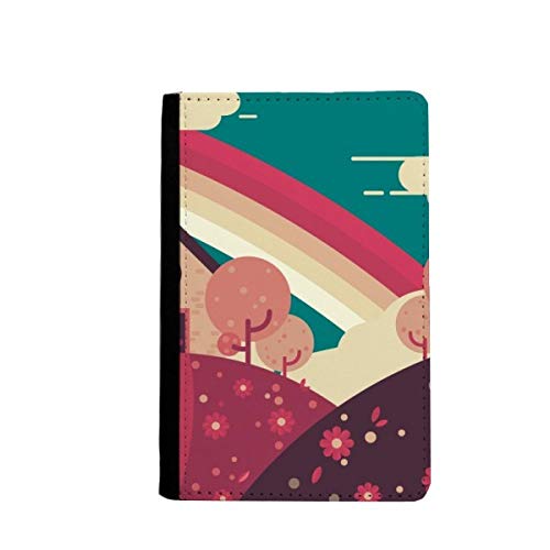 Porte-Passeport Voyage Paysage étui de protection billet d'avion et protège-passeport