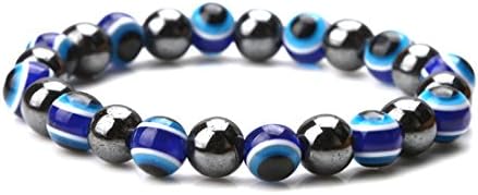 Evil Eye Bead Bracelet Meaning Beaded Black Beads Crystal Glass Gold Blue