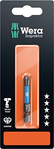 840/4 Impaktor Insert Bit Hex-Plus 5mm x 50mm Carded