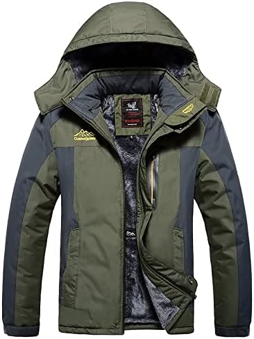 BGGZZG Men's Winter Streetwear Parka 