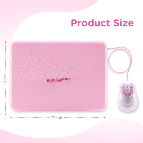 Image of HAIOUMM Kids Laptop, 4.3 Inch Educational Color Screen Laptop with 48 Learning Modes, Computer for Kids Ages 5+