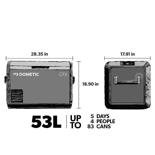 Dometic CFX3 55 Liter Portable Refrigerator And Freezer With Ice Maker thumb #1