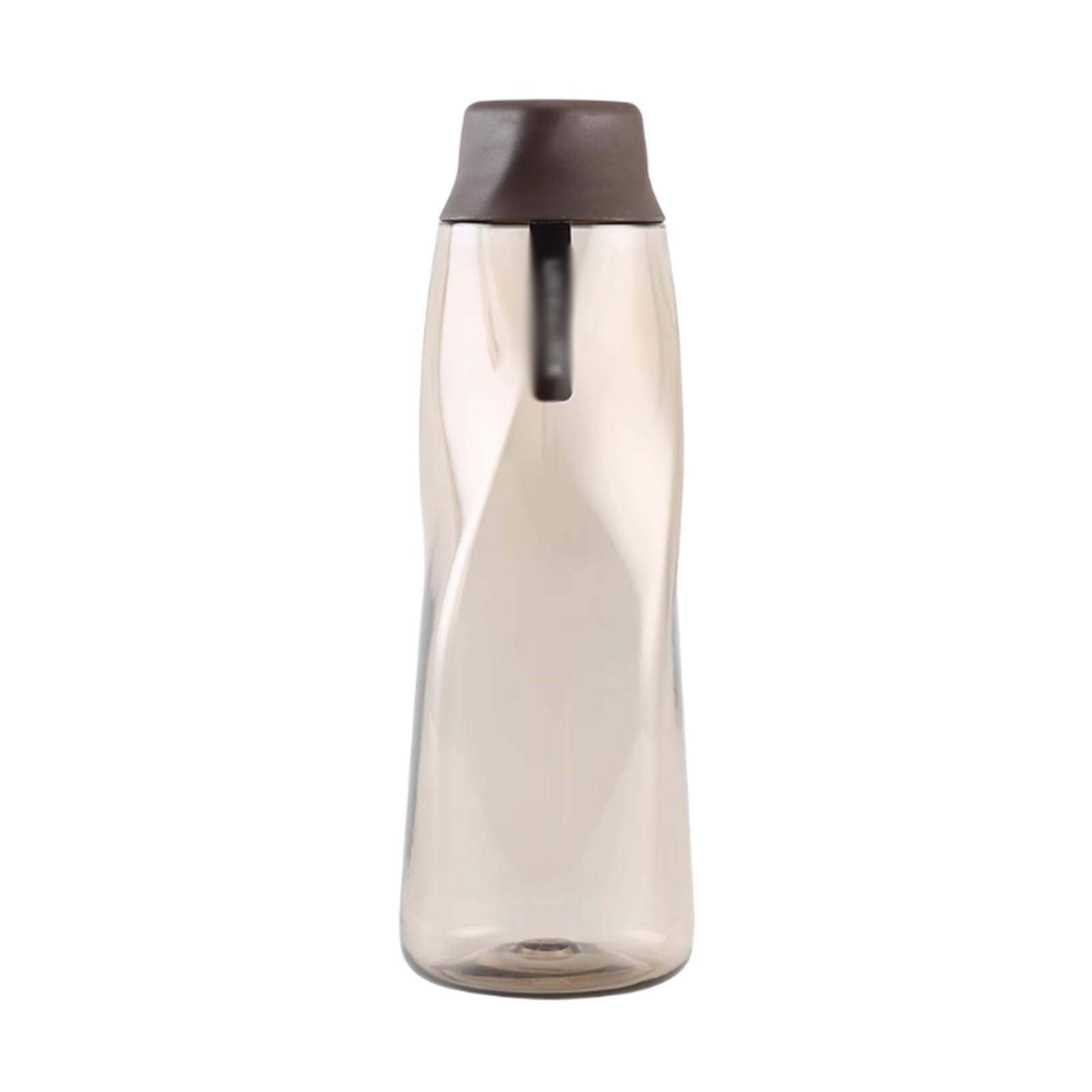 MRKU Tragbare Shaker-Getränkeflasche, stilvolle, Wiederverwendbare Plastikwasserflasche für Fitness, Büro, Radfahren und Outdoor-Becher