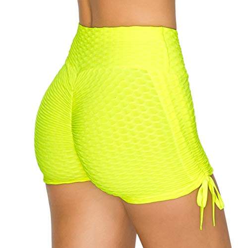 Image of ALWAYS Faux Leather Shorts - High Waist Active Stretch Yoga Short Pants for Women