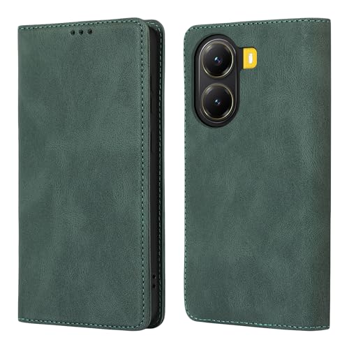 Gedurya Xiaomi POCO X7 Pro ケース 手帳型 POCO X7プロ スマホケース シャオミPOCO X7 Pro 5G 用 ケース手帳型 ポコx7プロ 携帯カバー SIMフリー 6.67インチ対応 POCO X7 Pro 手帳型ケース マグネット式 カード収納 スタンド機能 全面保護 財布型 (グリーン)