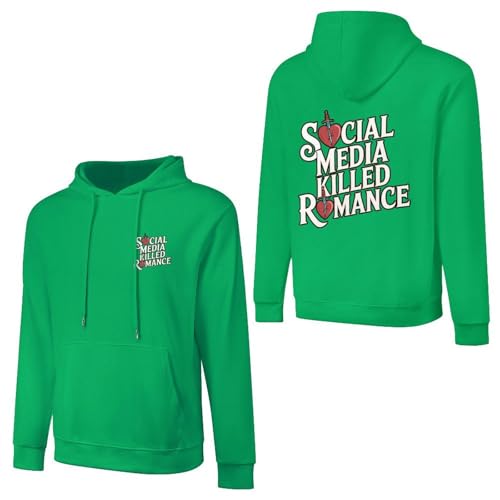 YuanDiann Sudadera con capucha para mujer y hombre, con capucha para hombre, con capucha, verde, 3XL