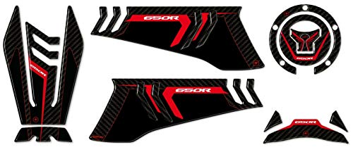 labelbike - 3D Resin Protection Stickers Kit for CBR 650 R Motorcycles Compatible with Honda CBR650R