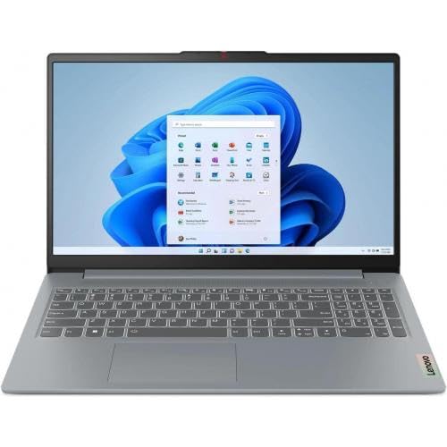 Image of Lenovo IdeaPad Slim 3 15.6 inch FHD IPS Notebook AMD Ryzen 5 7520U 8GB RAM 256GB SSD Arctic Grey - AMD Ryzen 5 7520U Quad-core - 15.6 inch FHD IPS Anti-glare Display - 8GB LPDDR5 RAM - 256GB PCIe 4.0x4 NVMe S