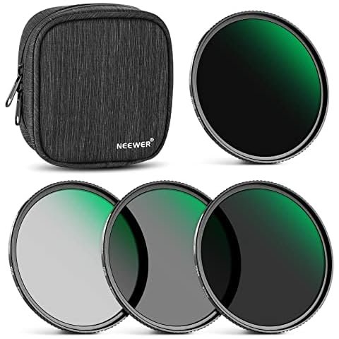 NEEWER 67mm ND Filter Kit with Coatings Cover
