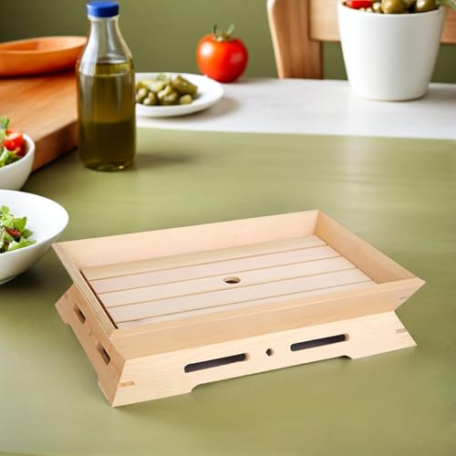 Plato para servir sushi japonés ARTIBETTER plástico beige miniatura 4