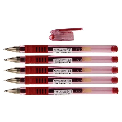 Stylos bille PILOT G1 GRIP encre gel rouge pointe large écriture nette