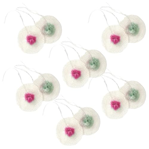 YARNOW Mantos para Faroles de Gas de Rayón Resistentes, Pack 12 Unidades para Lámparas de Queroseno Tamaño M, Repisas para Lámparas de Gas Exteriores Ideales para Camping y Senderismo