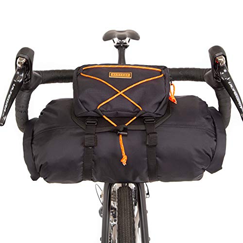 Restrap Bar Bag mit Food Pouch Framebag, Schwarz, M Cover