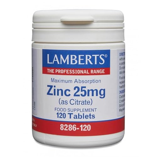 Lamberts Zinc Citrate 25mg 120 Tablets