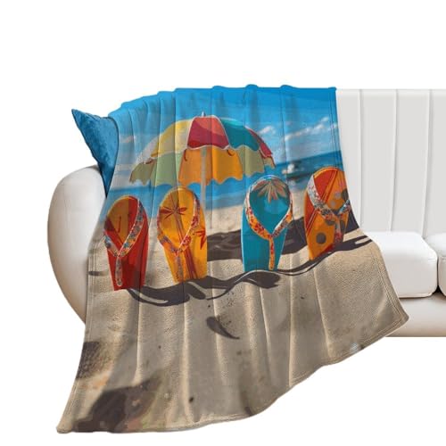 Couverture de luxe en microfibre douce pour canapé et lit d'invité - 2