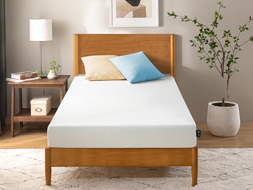Zinus 5 Inch Twin Green Tea Memory Foam Mattress [New...