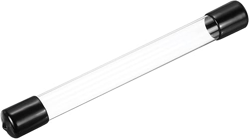 Miniatura 23 de MECCANIXITY Tubo de Almacenamiento Transparente 23x25mm Pequeño Tubo de Plástico Redondo con Tapas Botella Contenedor Rígido 300mm/12 Pulgadas