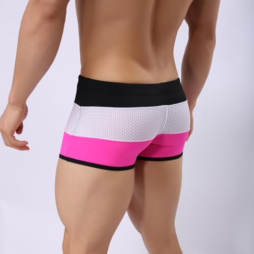 Xiaojmake Mens Breathable Cotton Trunks Underwear Boxer Briefs Covered Band Relaxed Fit Moisture-Wicking Stretch Pajama Short2