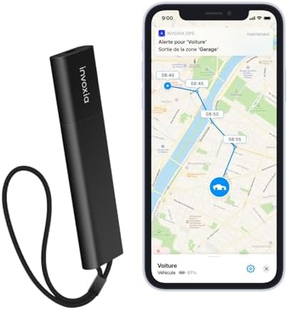 Invoxia Tracker GPS Pro - Localisation en Temps Réel - 1 an d'abo...