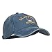 e4Hats.com US Air Force Veteran Military Embroidered Washed Cap - Navy OSFM