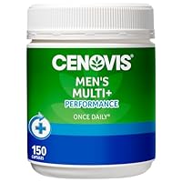 Cenovis Men’s Multivitamin Plus Performance Capsules 150 - Supports Energy Production, Healthy Immune System Function and Male Reproductive System Health