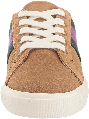 Lauren Ralph Lauren Women's Janson II Sneakers Low Top Lace, Brown, 6 | Image 1
