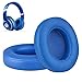 Studio3 - Cuscinetti di ricambio per cuffie wireless compatibili con Beats by DRE Studio 2 Wireless/Wred (B0501/B0500) e Studio3 Over-Ear, realizzati in pelle di proteina e memory foam (blu)