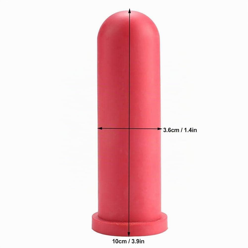 Tétine d'Alimentation pour Veau en Caoutchouc Souple, Lot de 5 Unités de 10 cm, Conception Bionique pour Biberon, Expérience de Tétée Naturelle, Aide à la Digestion et Prévient la Pneumonie pour Éleve