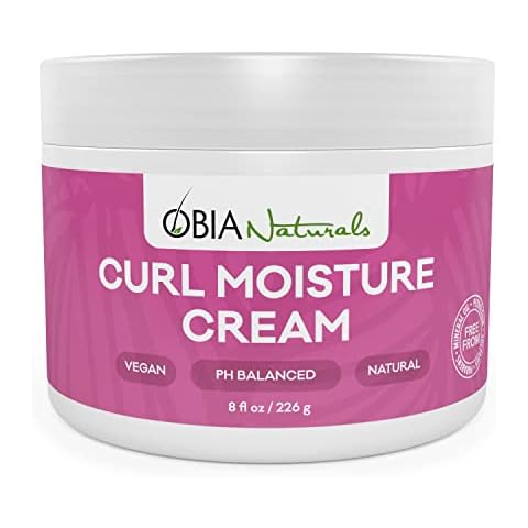 OBIA Naturals Curl Moisture Cream, Light-Weight Leave-In Conditioner, 8oz Cover