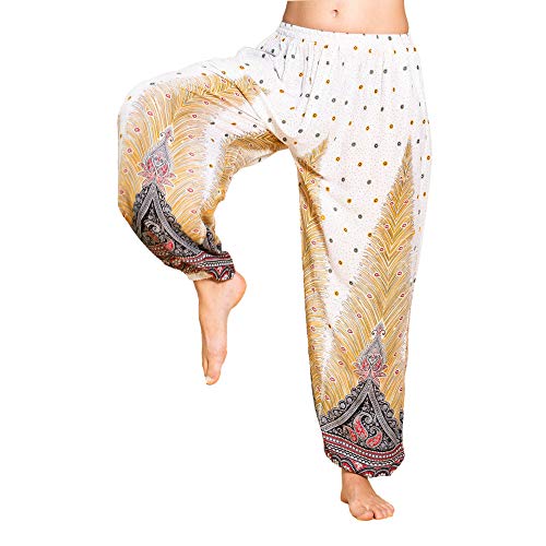 Pantalon de détente unisexe en viscose fine PANASIAM style bohème