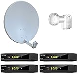 opticum digital quad quattro switch lnb Lieferumfang:4x Opticum HD AX 300 Satreceiver;4x Fernbedienung;Quad-LNB;60cm Sat-Antenne;Bedienungsanleitung