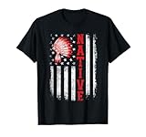 Native - American Day USA Flag Cherokee Indigenous People T-Shirt
