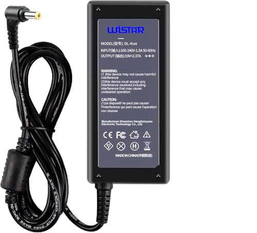 WISTAR 19V 2.37A 45W 5.5 * 1.7mm Laptop AC Adapter for ACER 13-045N2A A045R021L ADP-45HE B PA-1450-26 Laptop Charger