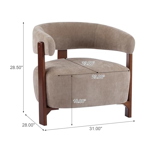 Sillón moderno plegable Marrón claro miniatura 2