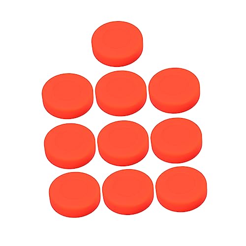 BRIGHTFUFU 10Pcs Adjustable Hardness Rubber Hockey Balls Matte Sports Supplies for Street and Hockey Durable Smooth Texture for Accurate Shots and Passes