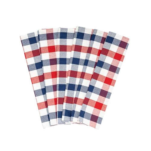 Red, White and Blue Kitchen Towels 6 Pack