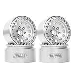 INJORA – INJORA 4PCS 1,9 Beadlock Felgen Metall Räder Felge Set für 1