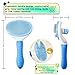 JRKOETY Cat Brush Self Cleaning, Ergonomic Handle,Slicker Cat Brush with Release Button,Tool Suitable for Cats and Dogs Pet Hair Cleaner, Easy to Remove Loose Undercoat ﻿ ﻿