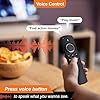 Replacement Voice Remote Control fit for Fire Smart TV Stick (2nd Gen&4K&Lite&2020 Release), TV Cube, and 3rd Gen AMZ Smart TVs, N0t for Samsung/Roku/Insignia-Pioneer-TVs