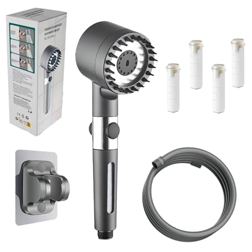 Reiteag Oasis Cabezal De Ducha Con Filtro, Cabezal Ducha, Alcachofa De Ducha, Alcachofa De Ducha Con Filtro, Cabello Brillante Y Salud Genuina, Ahorro De Agua Y Energía