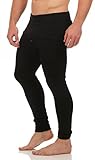 Matyfashion Collection Herren Thermo Unterhose im 2er Pack mit Innenfleece/Unterwäsche / warme Pants BF 20, S/M, Schwarz
