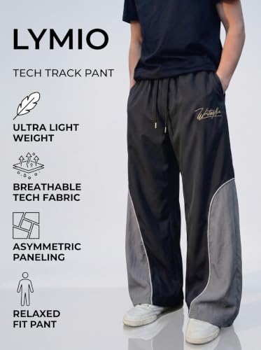 Image of Lymio Track Pant for Men | Stylish Baggy Jogger for Man | Casual Wide Leg Pant | Trendy Streetwear Trackpant for Men (SSM-TP-1-2)