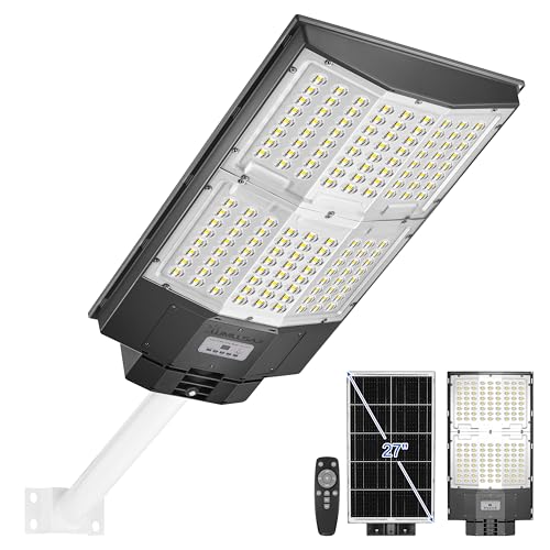 LUMLLSAJI Solar Lights Outdoor, 8000W Solar Street Light