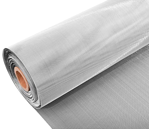 Grillage métallique tissé cuisine et jardin en acier inoxydable pour protection naturelle