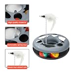 Pet Cat Tunnel Tube Cat Toys 2 Way Collapsible, Tunnels for Indoor Cats,S-Shaped Play Tube with Peephole and Hanging Ball,10.5" Maze Cats House for Puppies, Rabbits, Kitty, Kitten,Ferrets - Image 5