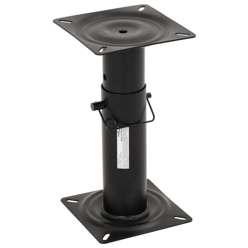 Set di 2 sedili per barca, pieghevoli, con piedistallo regolabile in altezza, schienale alto, imbottitura in PVC PU, portata fino a 100 kg, colore: bianco, blu, grigio