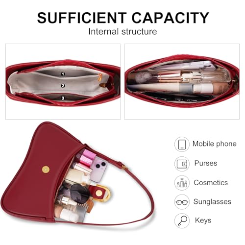 Image of Shoulder Bag for Women, Trendy Cute Underarm Purse